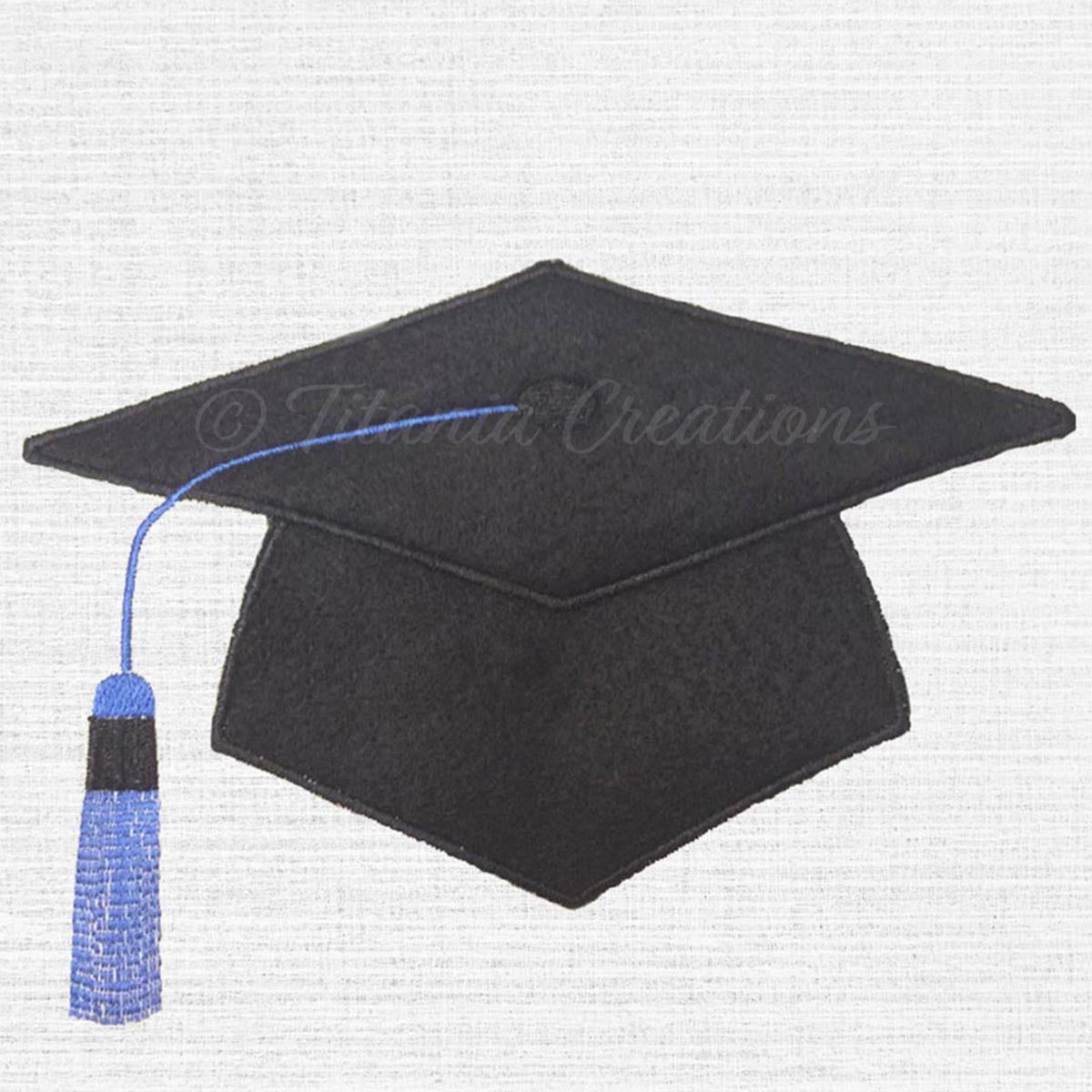 Applique Graduation Cap 5x7