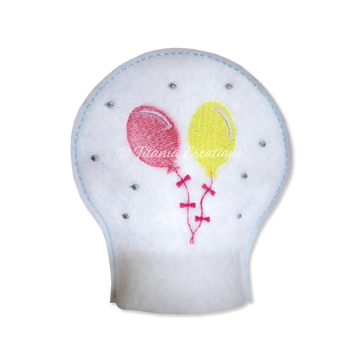 ITH Balloons Tea Light Cover 4x4