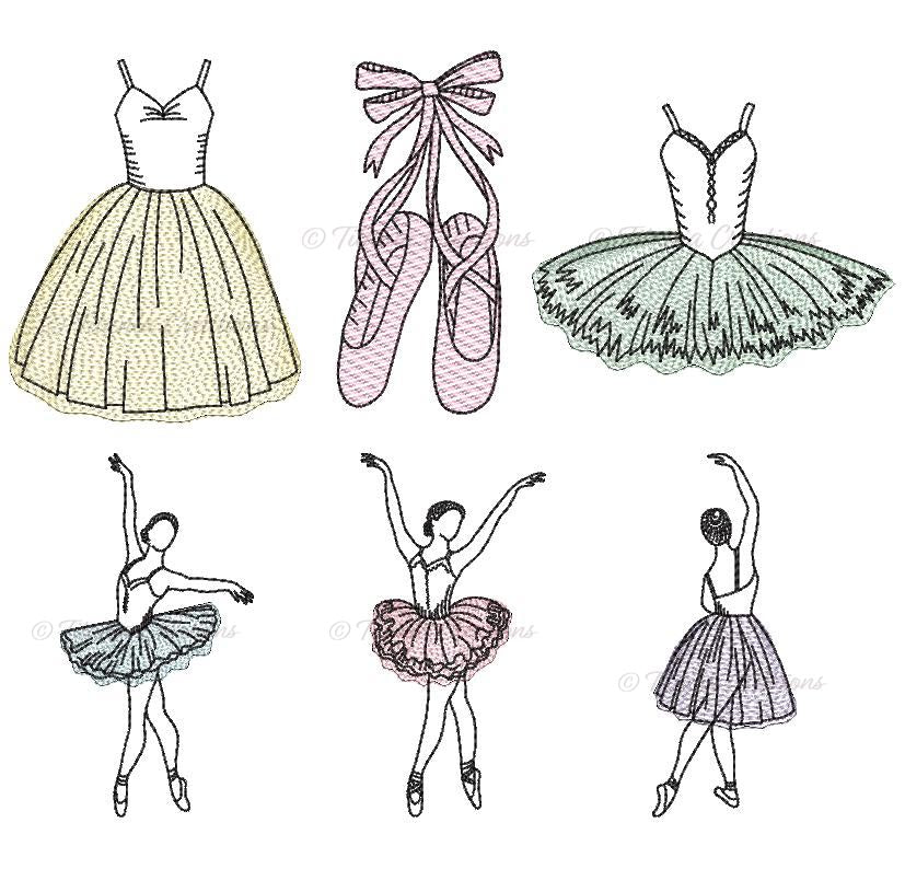 Ballet Set 4x4 5x7