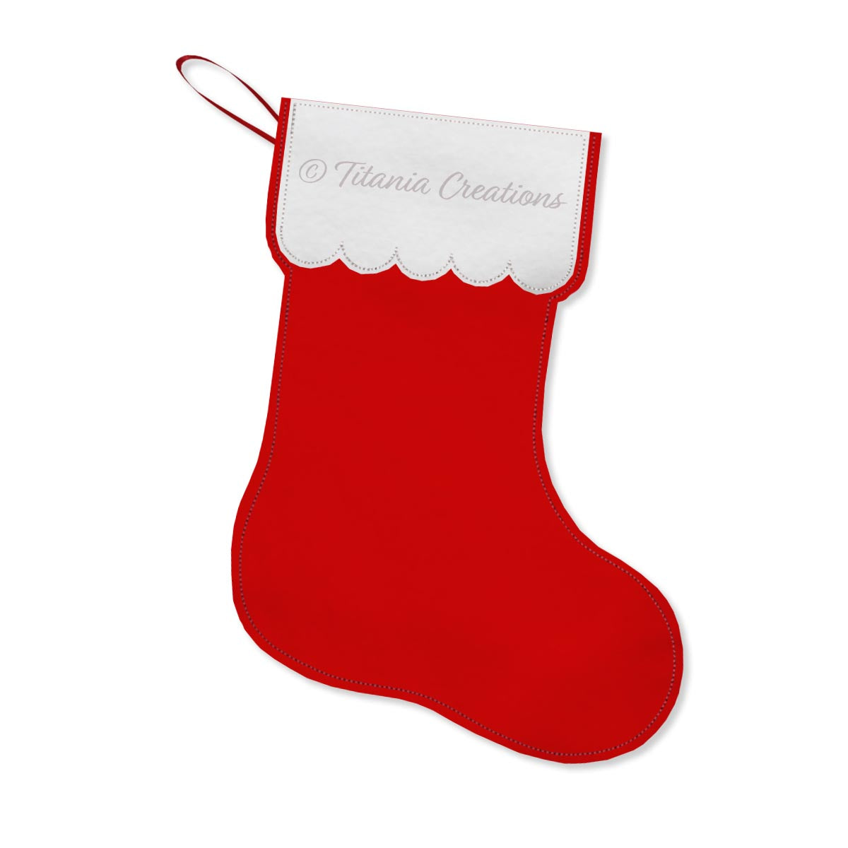 ITH Basic Christmas Stocking 4x4 5x7 6x10 7x11 8x12 9x14