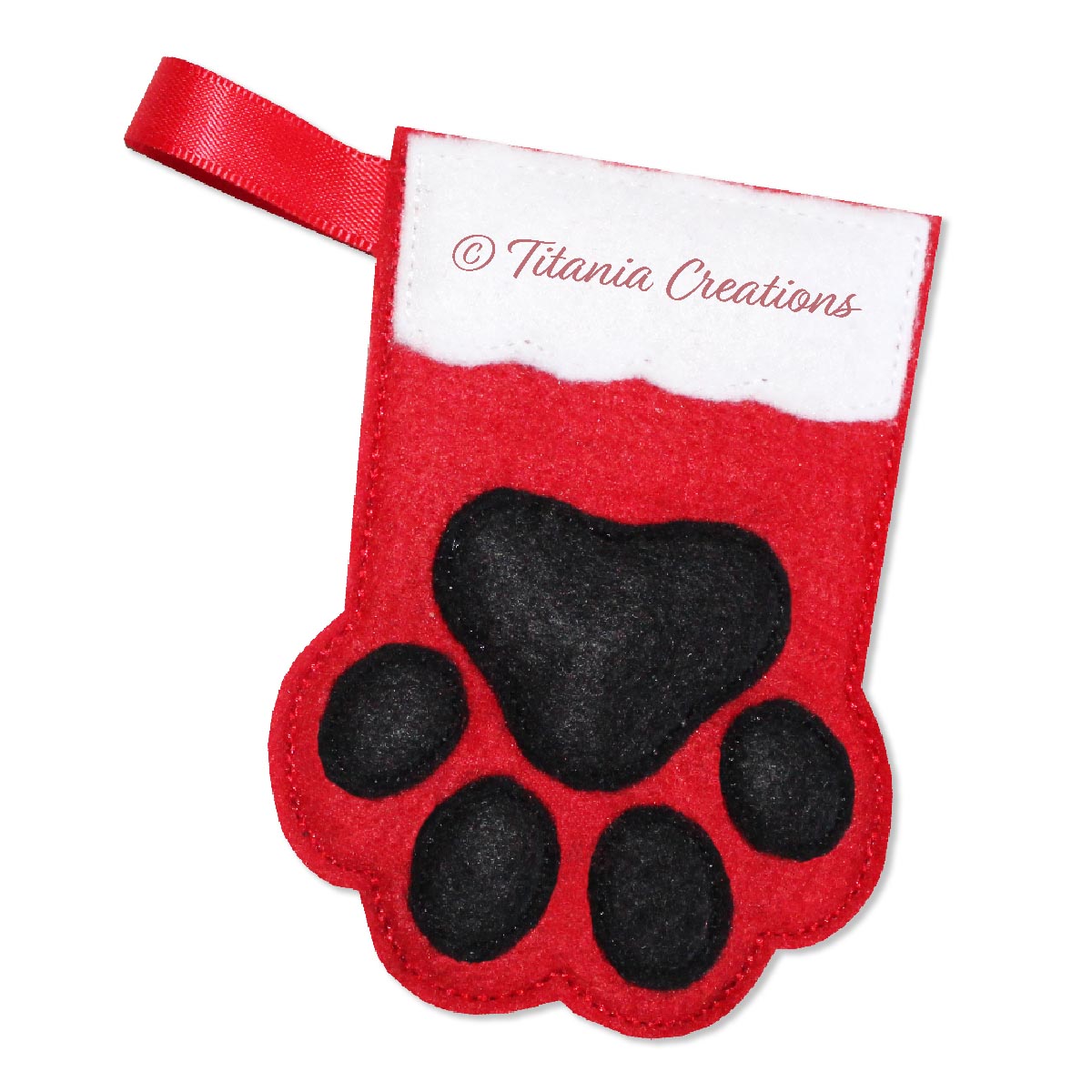 ITH Basic Pet Paw Stocking 4x4 5x7 6x10 7x11 8x12 9x14