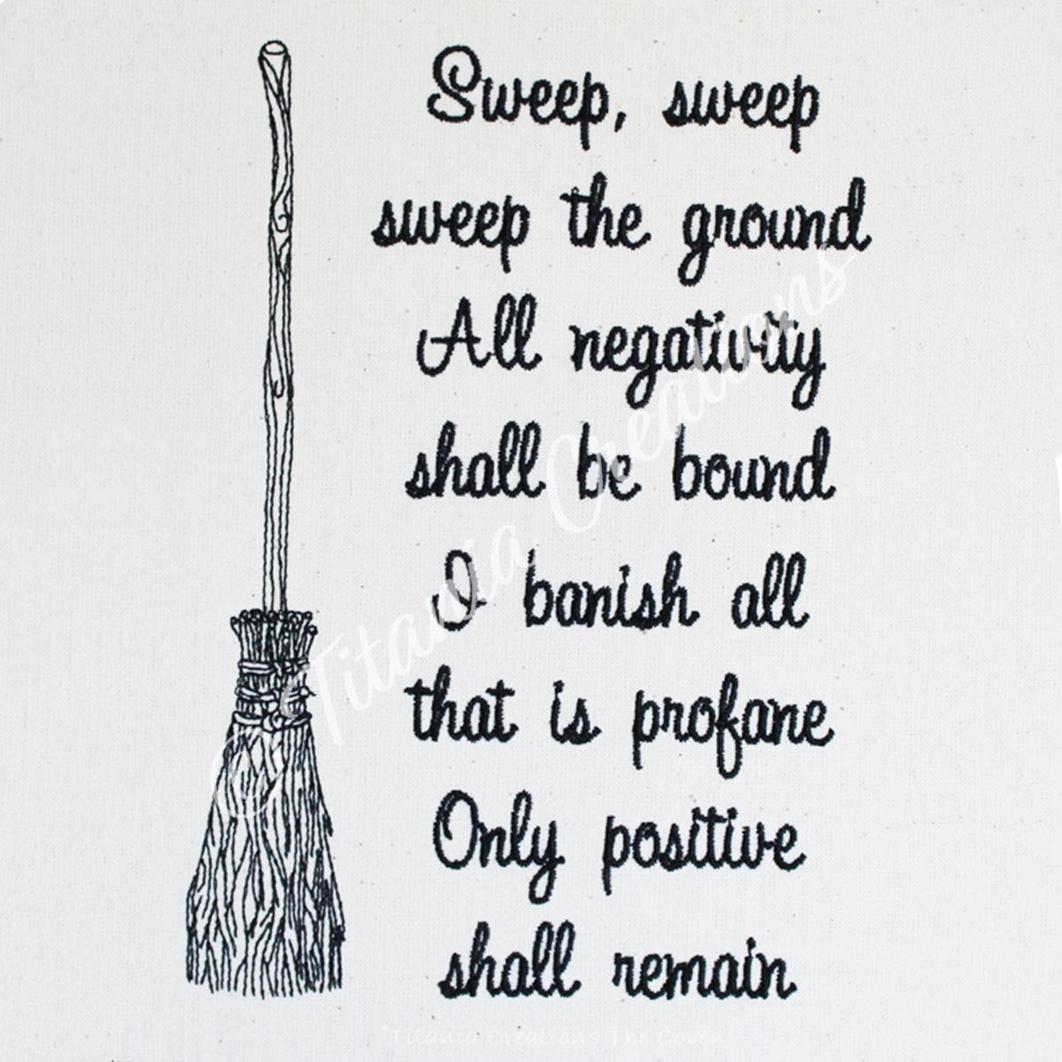Besom Sweeping Chant 5x7