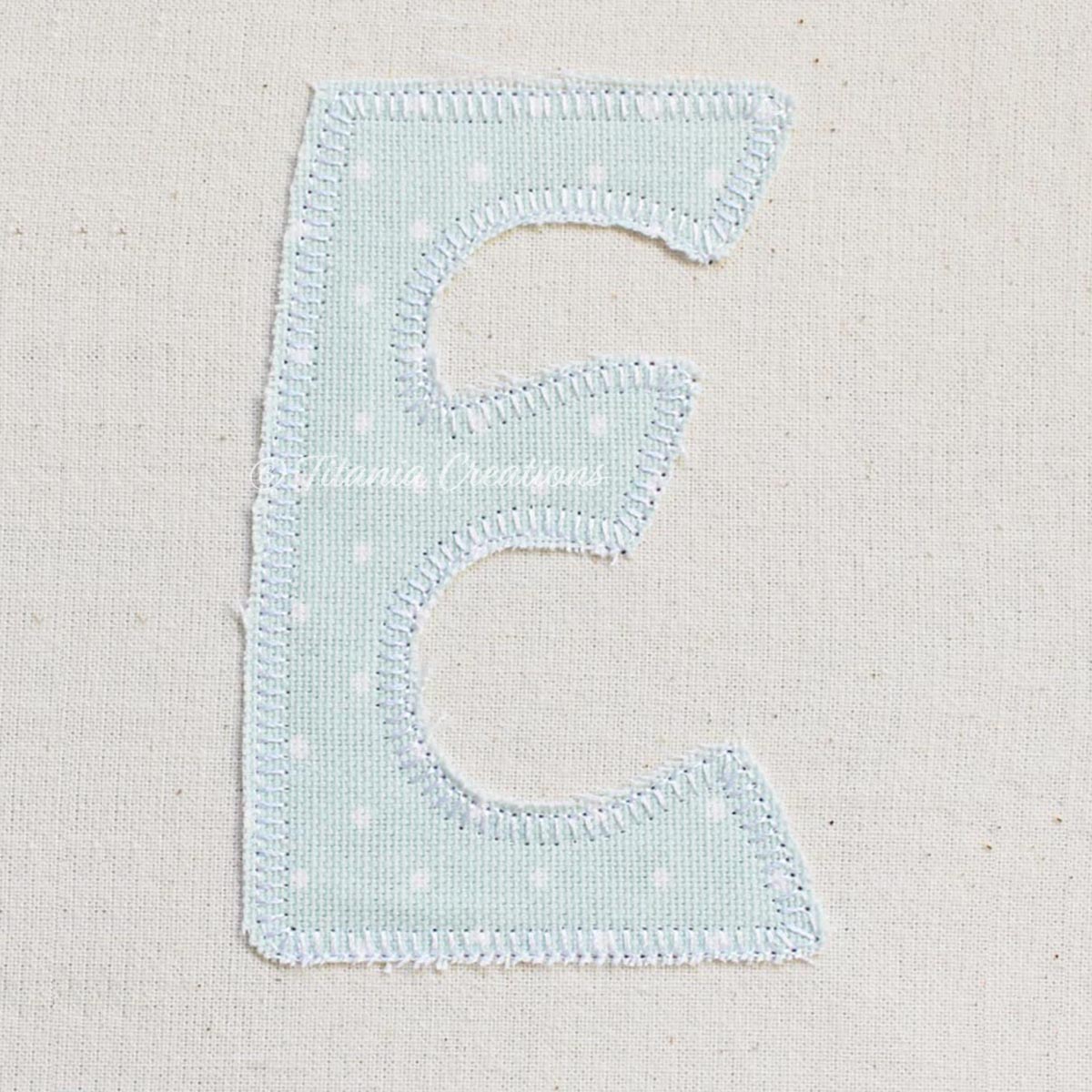 Applique Blanket Stitch Alphabet 4x4