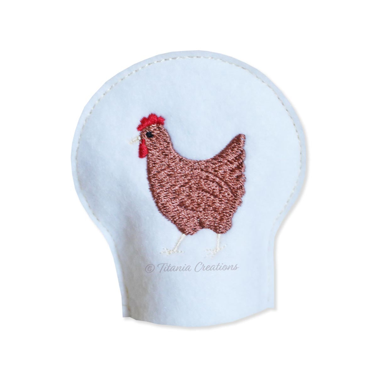 ITH Chicken Tea Light Cover 4x4