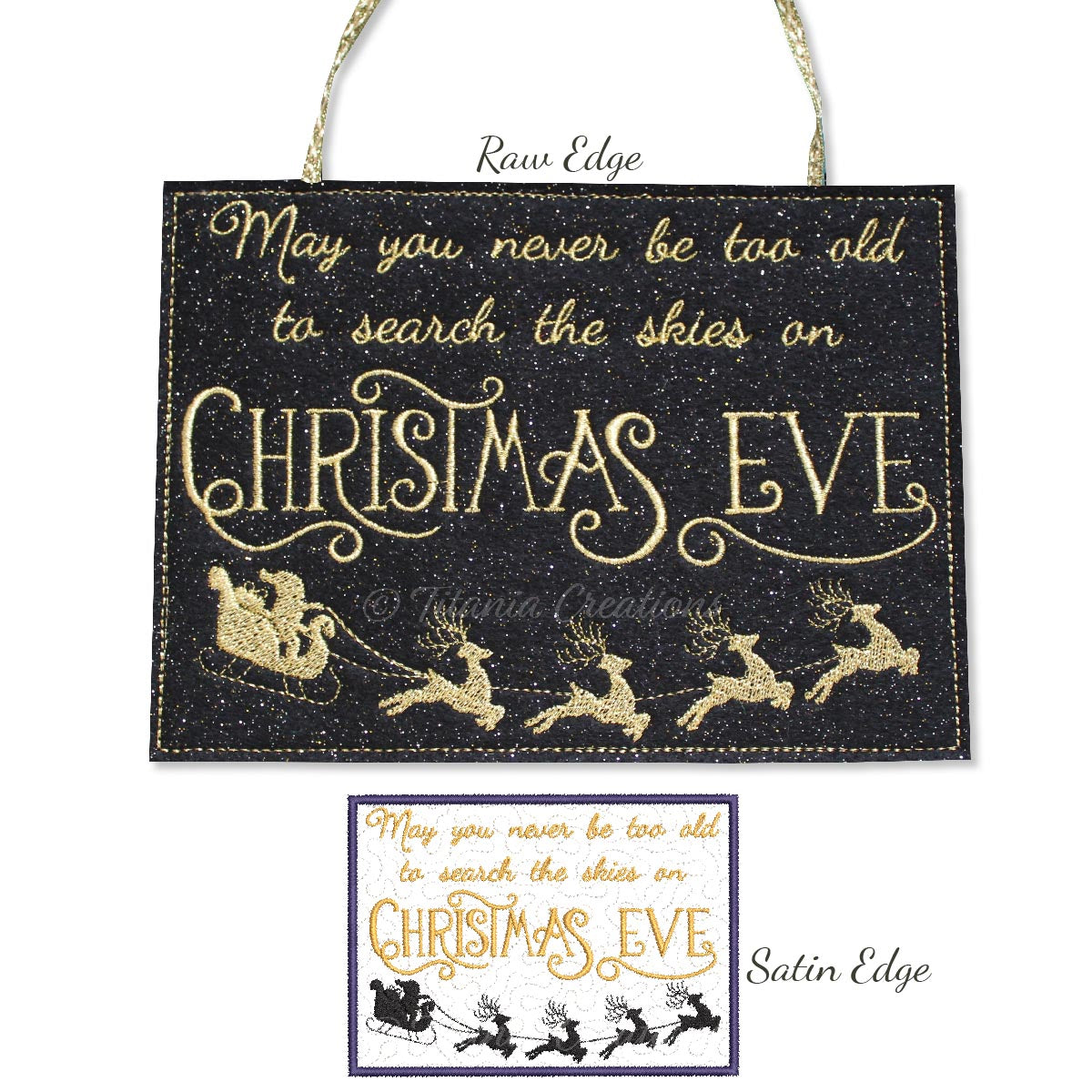 ITH Christmas Eve Hanger 5x7