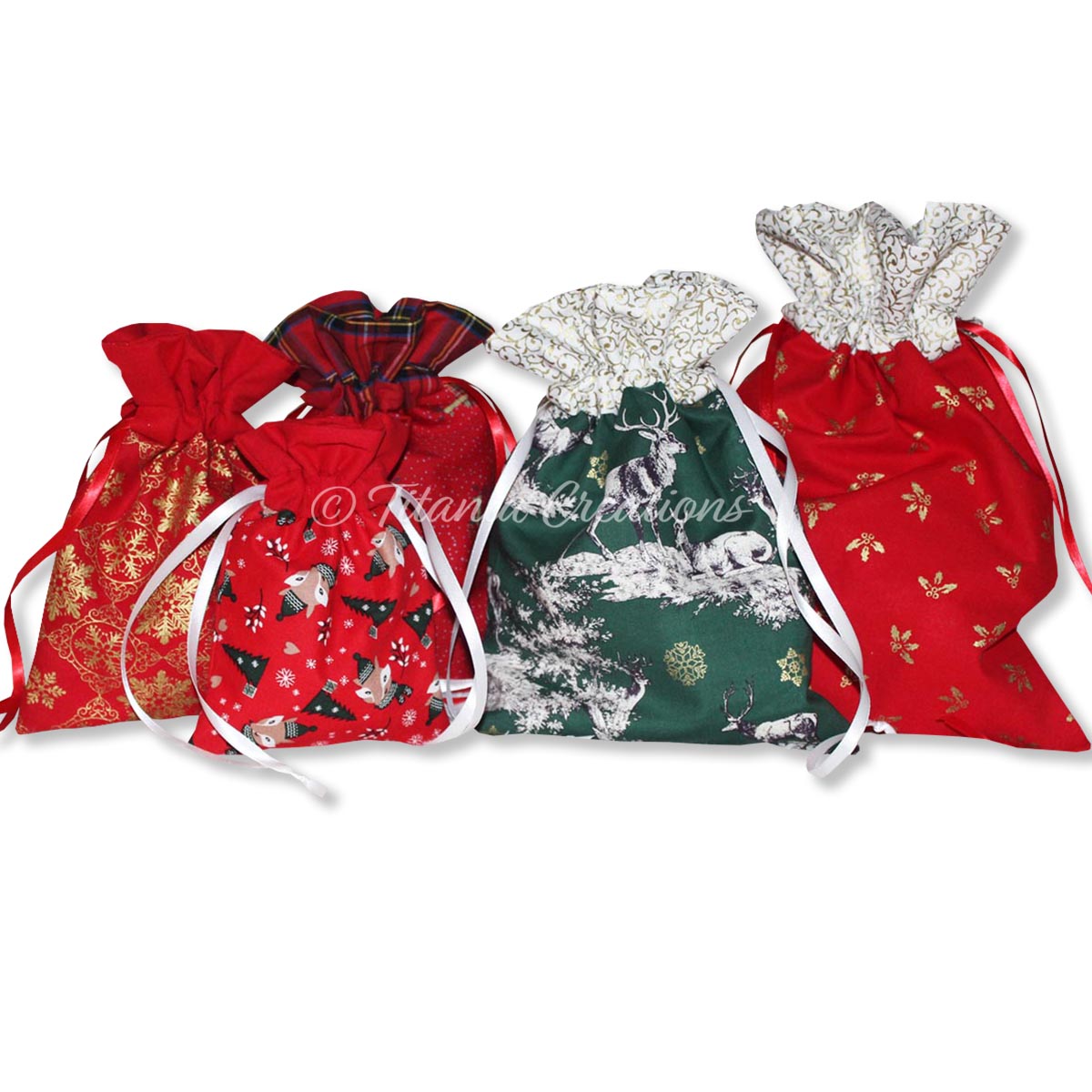 ITH Fully Lined Drawstring Bag 5x7 6x10 7x11 8x12 9.5 x14