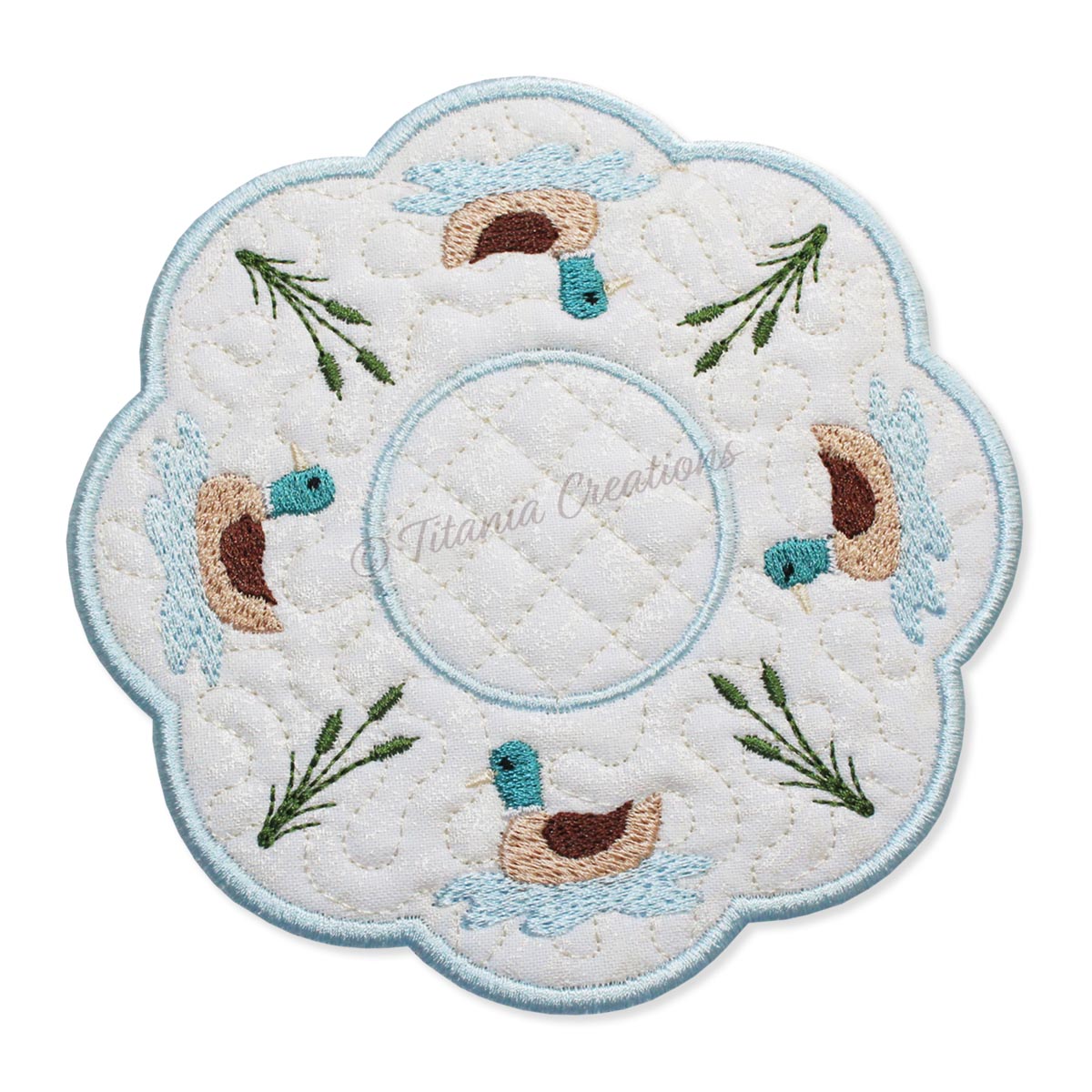 ITH Duck Candle Mat 5x5 6x6 7x7 8x8