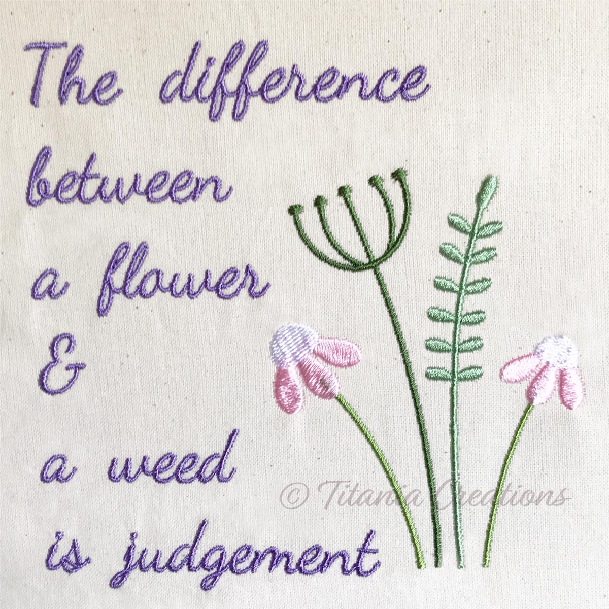 Flower And Weed 4x4 5x7