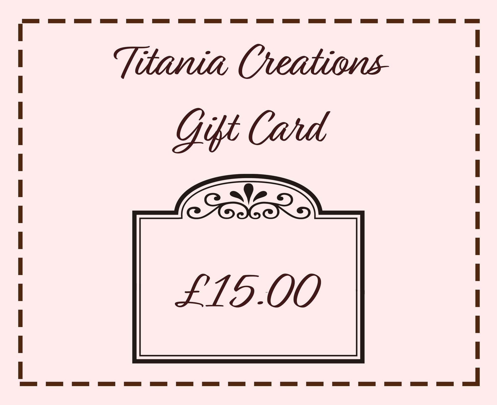 Gift Cards £15.00 Card