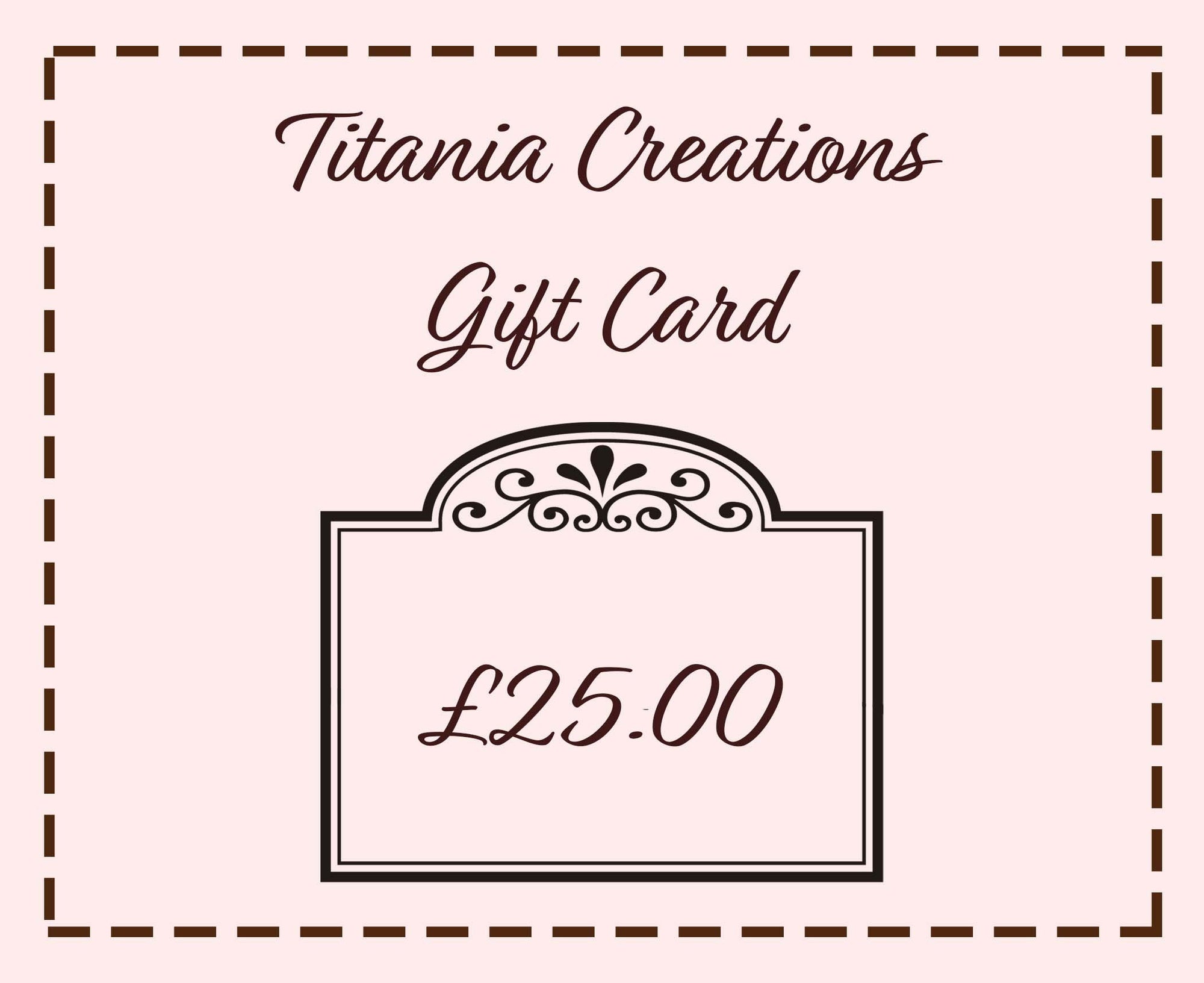 Gift Cards £25.00 Card