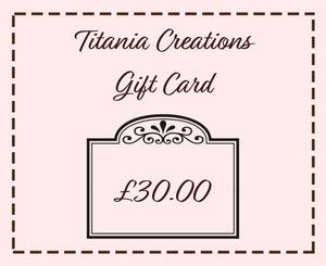 Gift Cards £30.00 Card