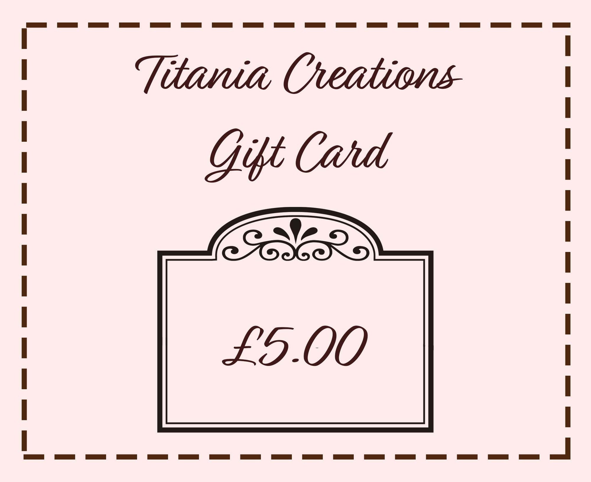 Gift Cards £5.00 Card