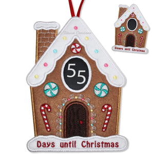 ITH Gingerbread House Countdown 5x7