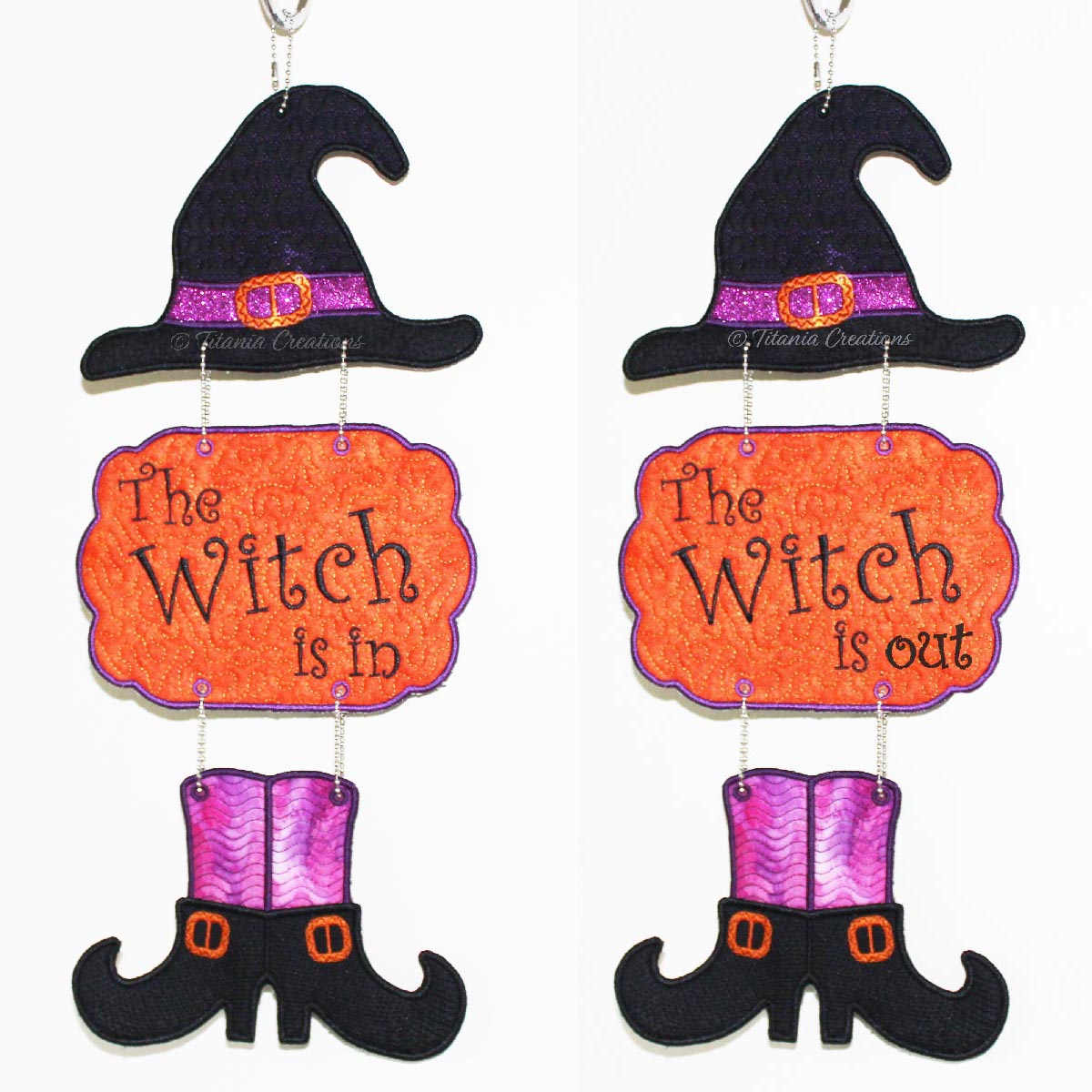 ITH The Witch Is In Out Hanger 5x7