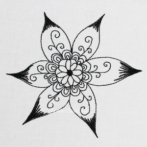 Molly Doodles Flower 4x4 5x7