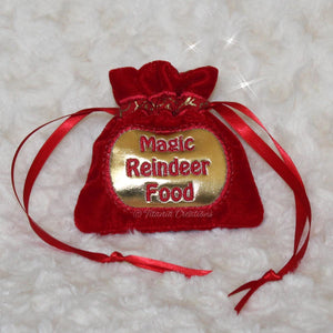ITH Magic Reindeer Food Drawstring Bag 4x4