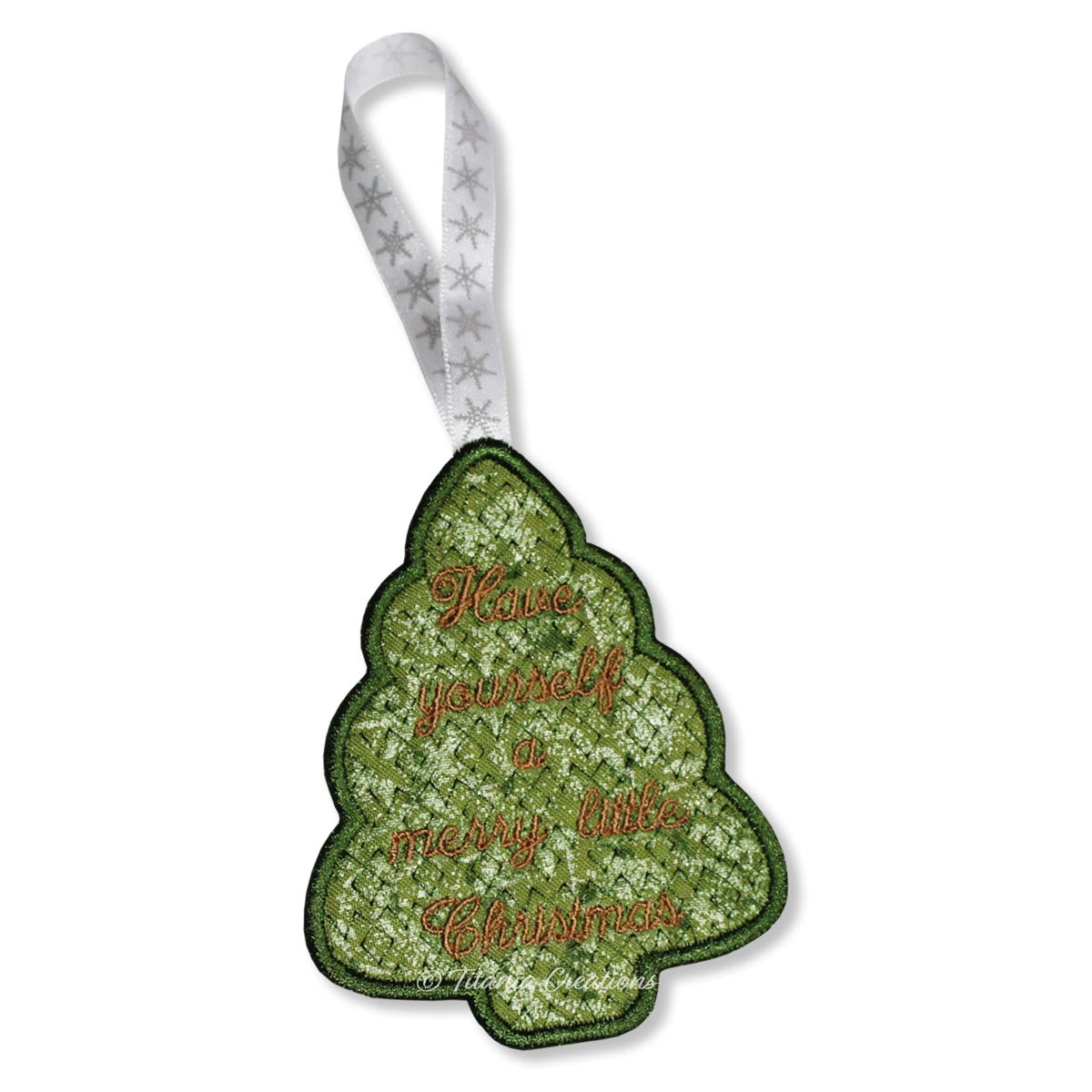 ITH Merry Little Christmas Tree 4x4