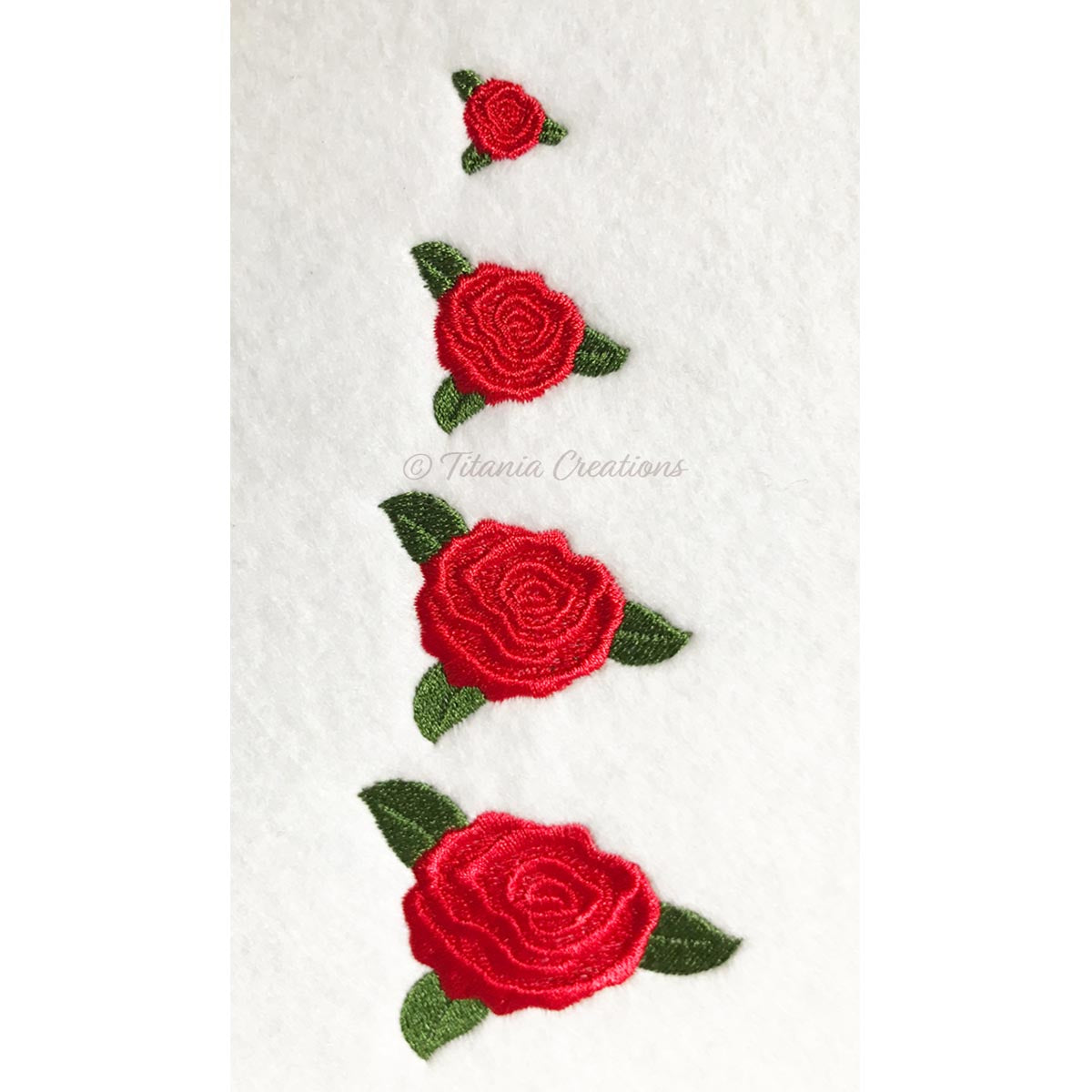 Miniature Rose 4 Sizes Included