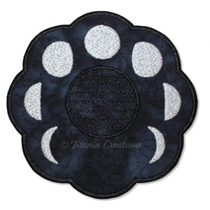ITH Moon Phases Candle Mat 5x5 6x6 7x7 8x8