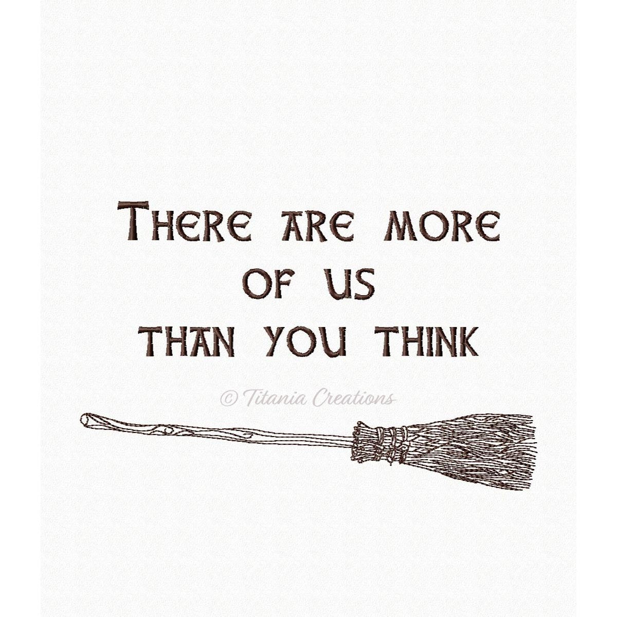 More Of Us Broomstick 5x7