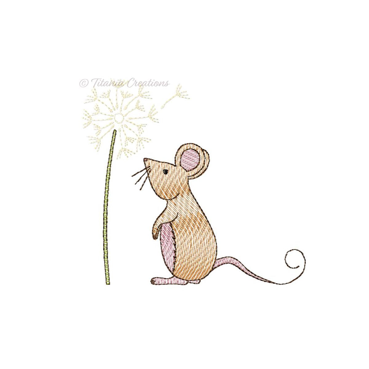 VIP GOLD Light Density Mouse With Dandelion 4x4 5x5