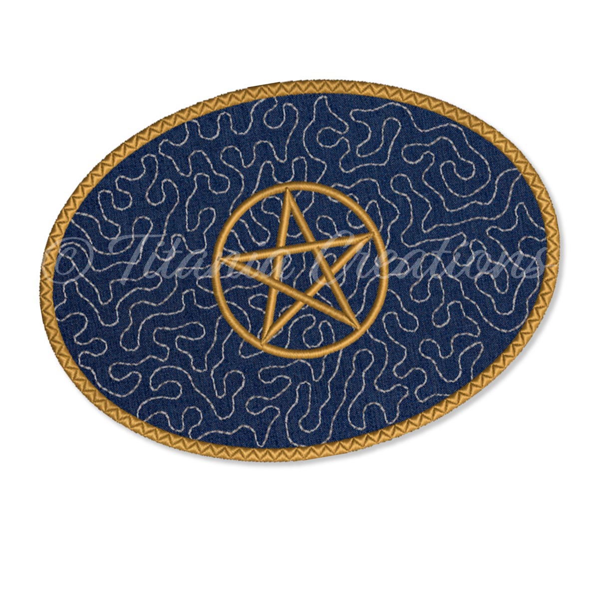 ITH Pentacle Oval Coaster 5x7