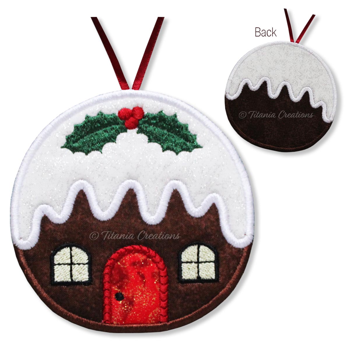 ITH Christmas Pudding House 4x4