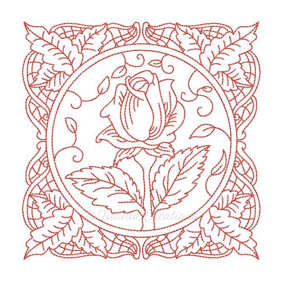 Rose Block 4x4 6x6 8x8