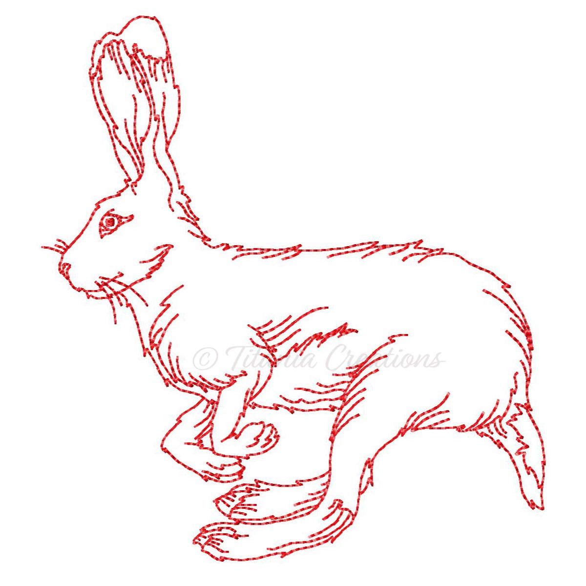 Running Hare 4x4 5x7 6x10