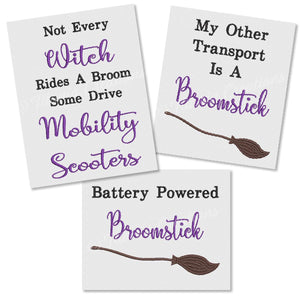 Witches Transport Set 5x7