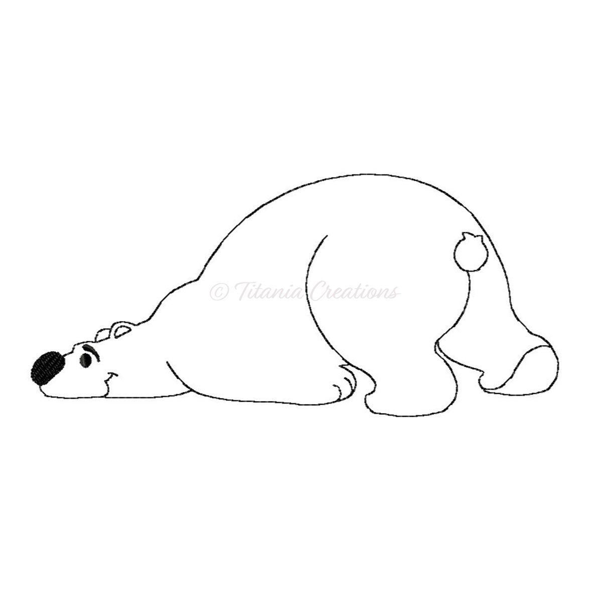 VIP GOLD Simple Polar Bear 4x4 5x7