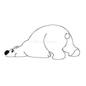 VIP GOLD Simple Polar Bear 4x4 5x7