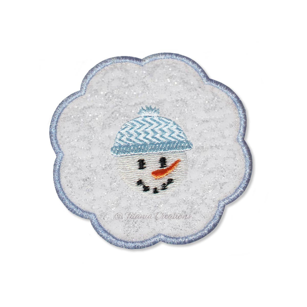 ITH Snowman Mat 4x4