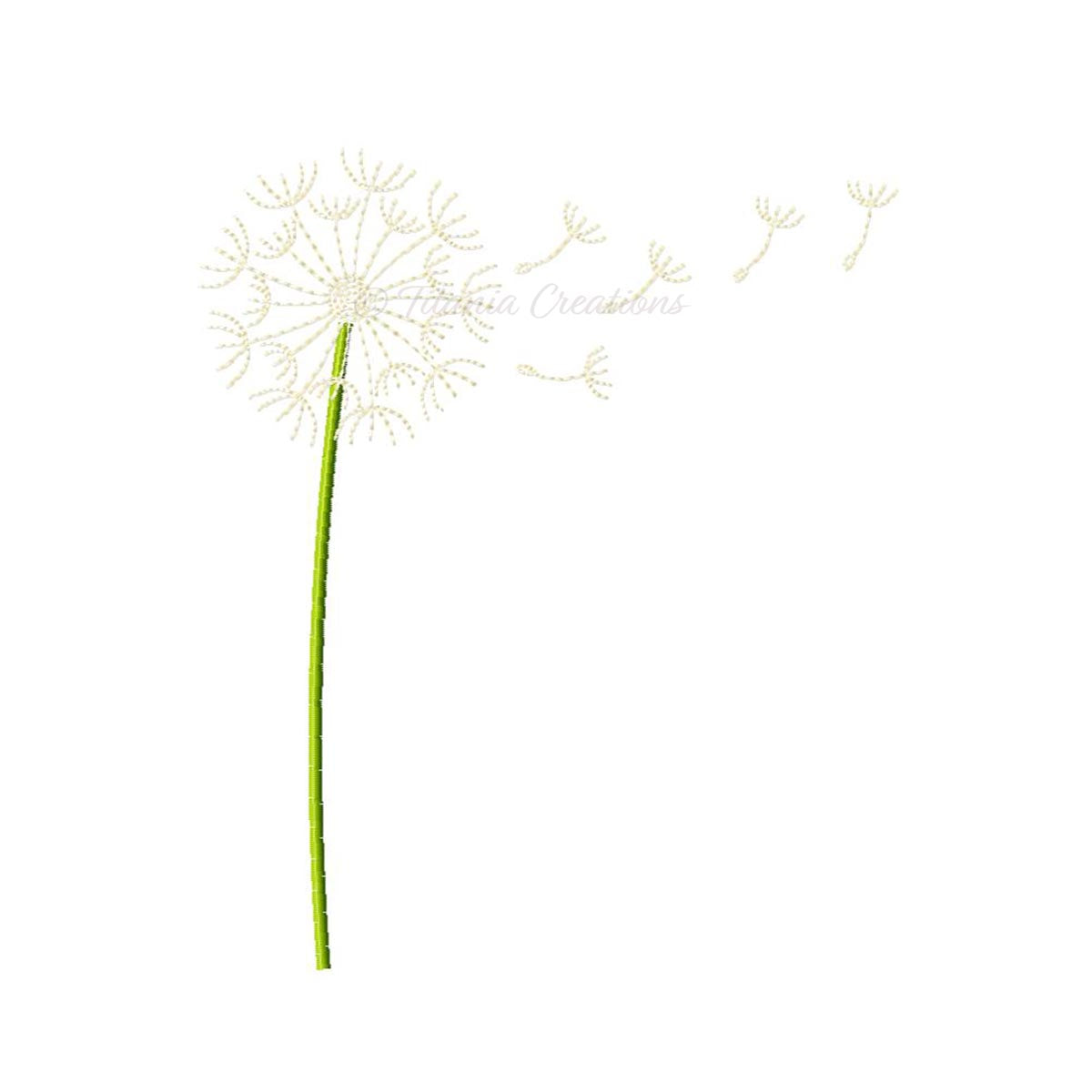 Dandelion Clock 4x4 5x7