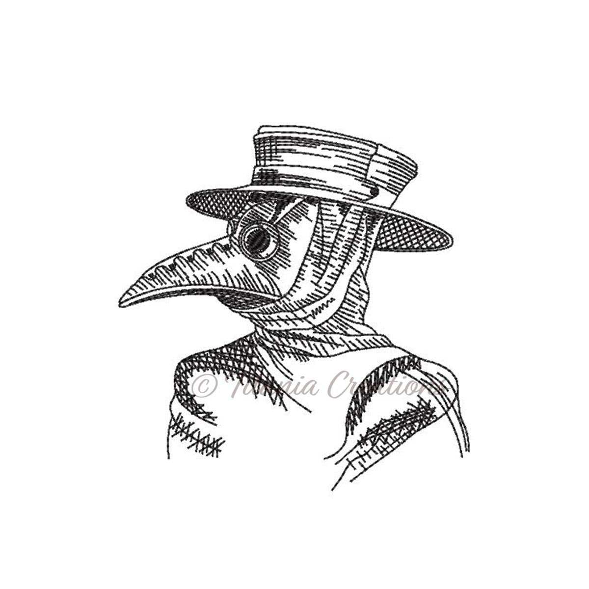 Plague Doctor 4x4 5x7