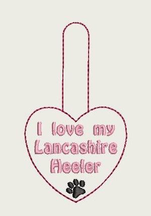 I Love My Lancashire Heeler Key Fob 4X4 Db Fobs