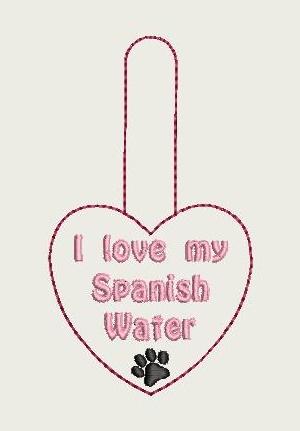 I Love My Spanish Water Key Fob 4X4 Db Fobs