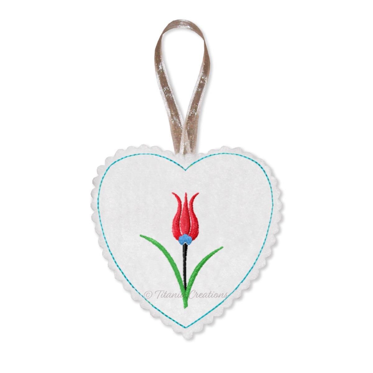 ITH Turkish Tulip Heart 4x4