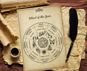 Wheel of The Year SOUTHERN HEMISPHERE Printable Pages