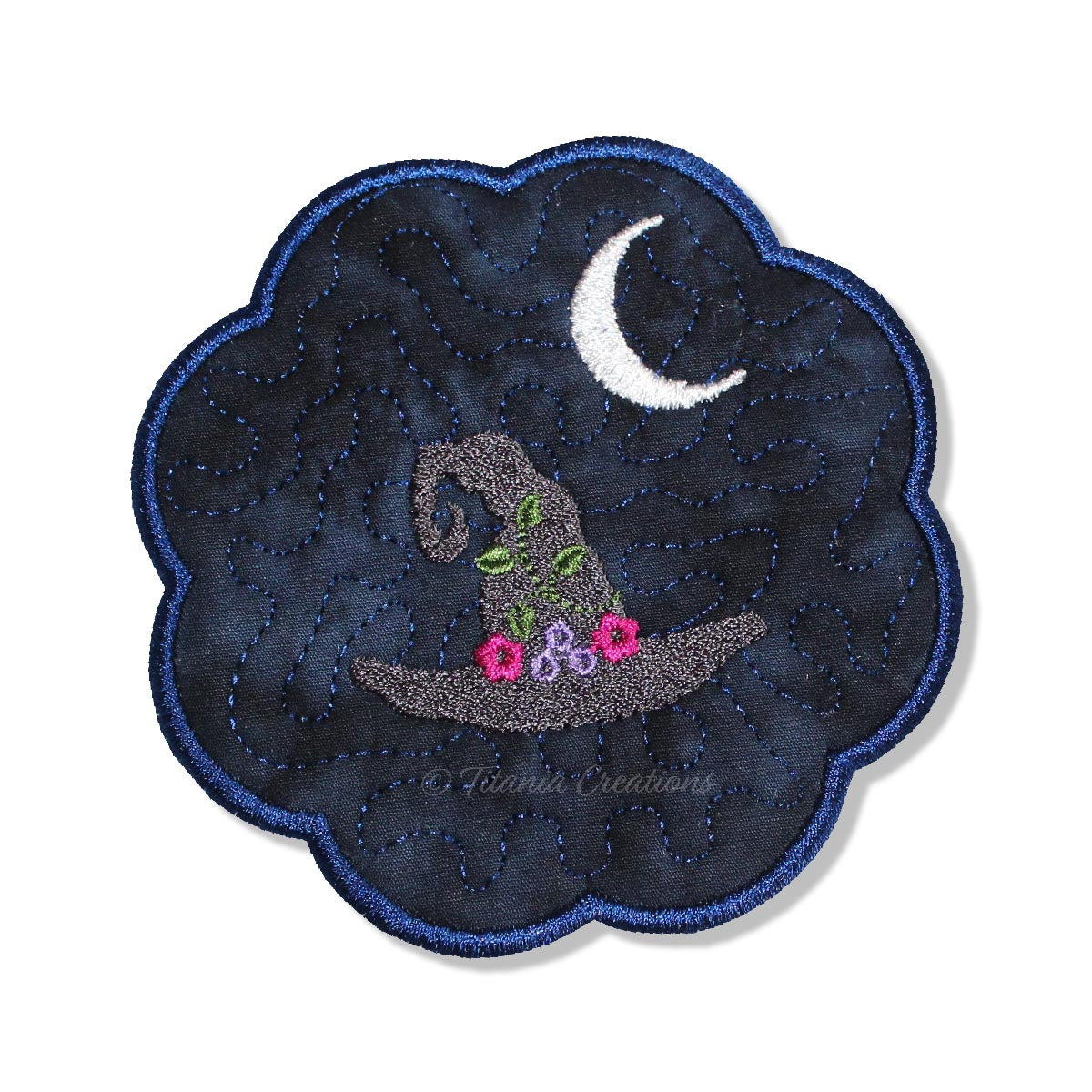 ITH Witch Hat & Moon Mat 4x4