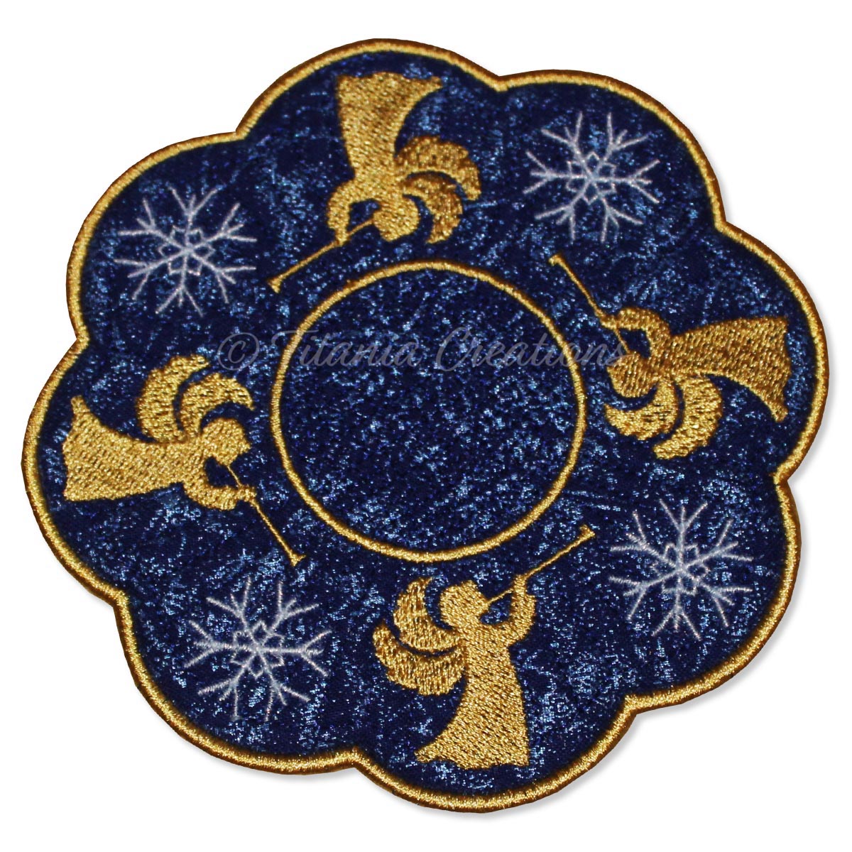 ITH Angel Candle Mat 5x5 6x6 7x7 8x8