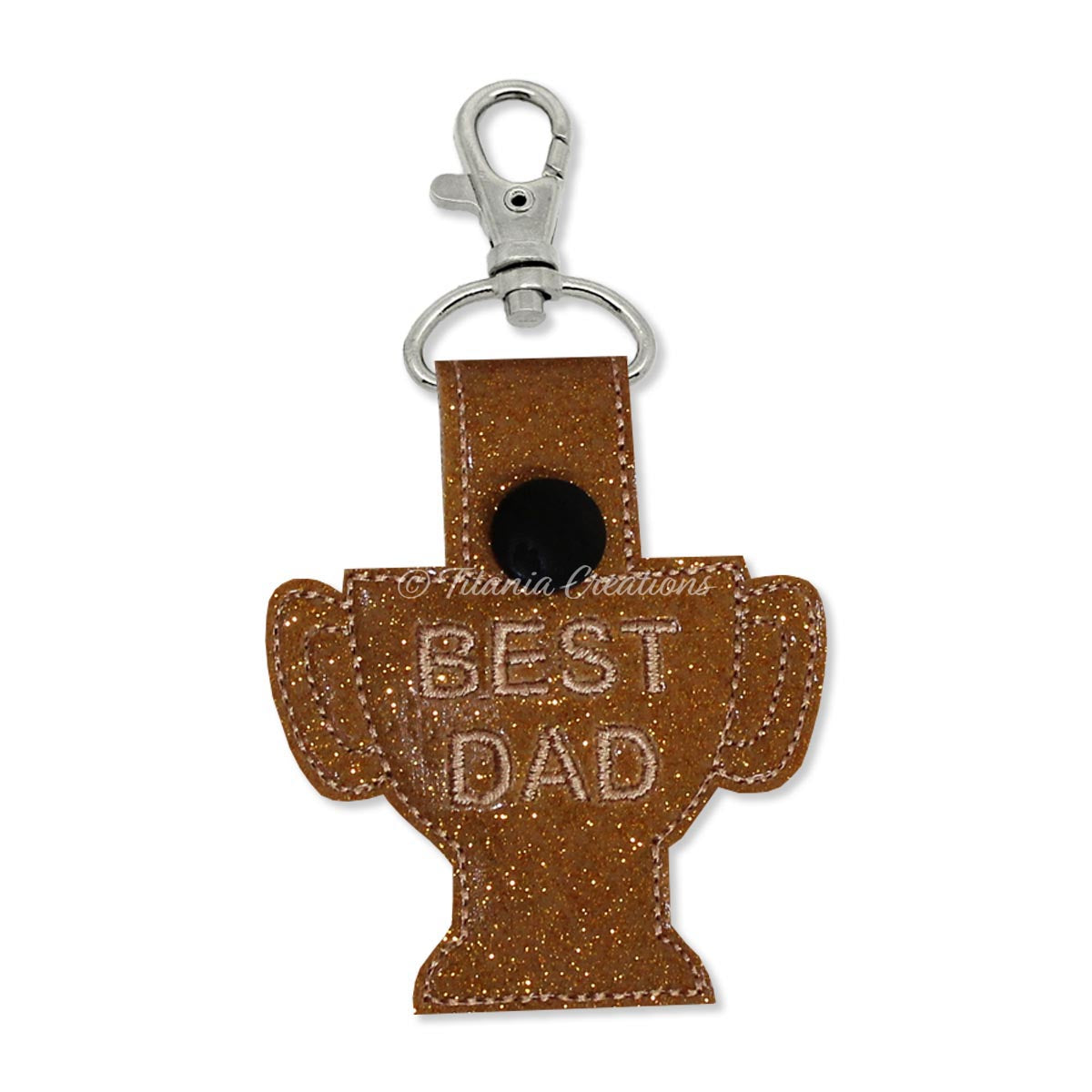Best Dad Trophy Key Fob 4x4 5x7