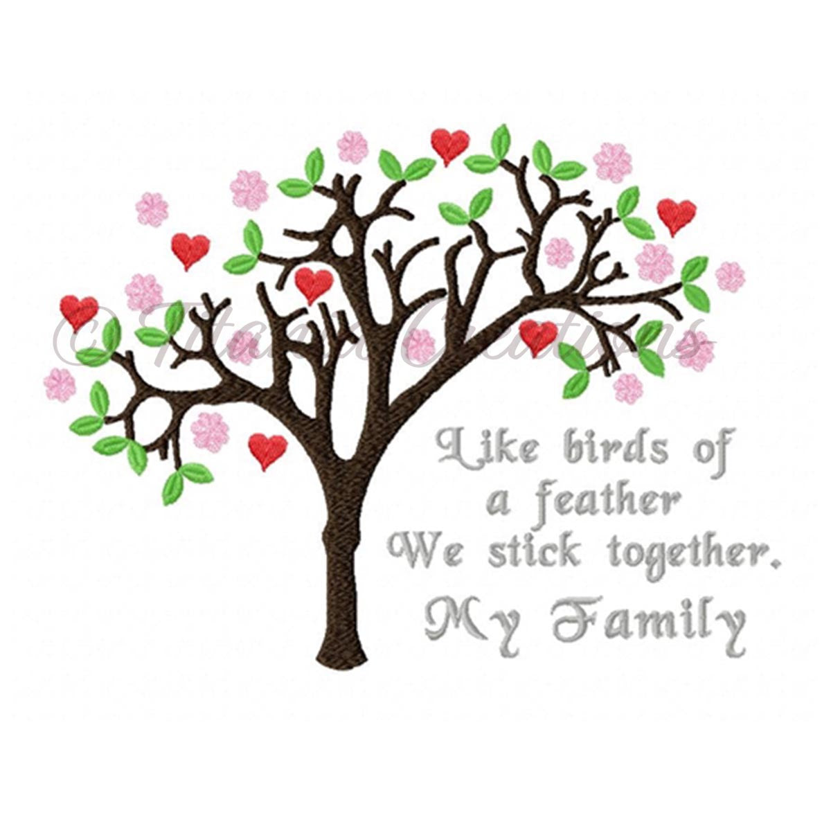 Birds of A Feather Tree 6x10