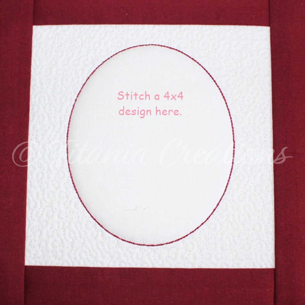 ITH Blank Sashed Quilt Block B 8x8