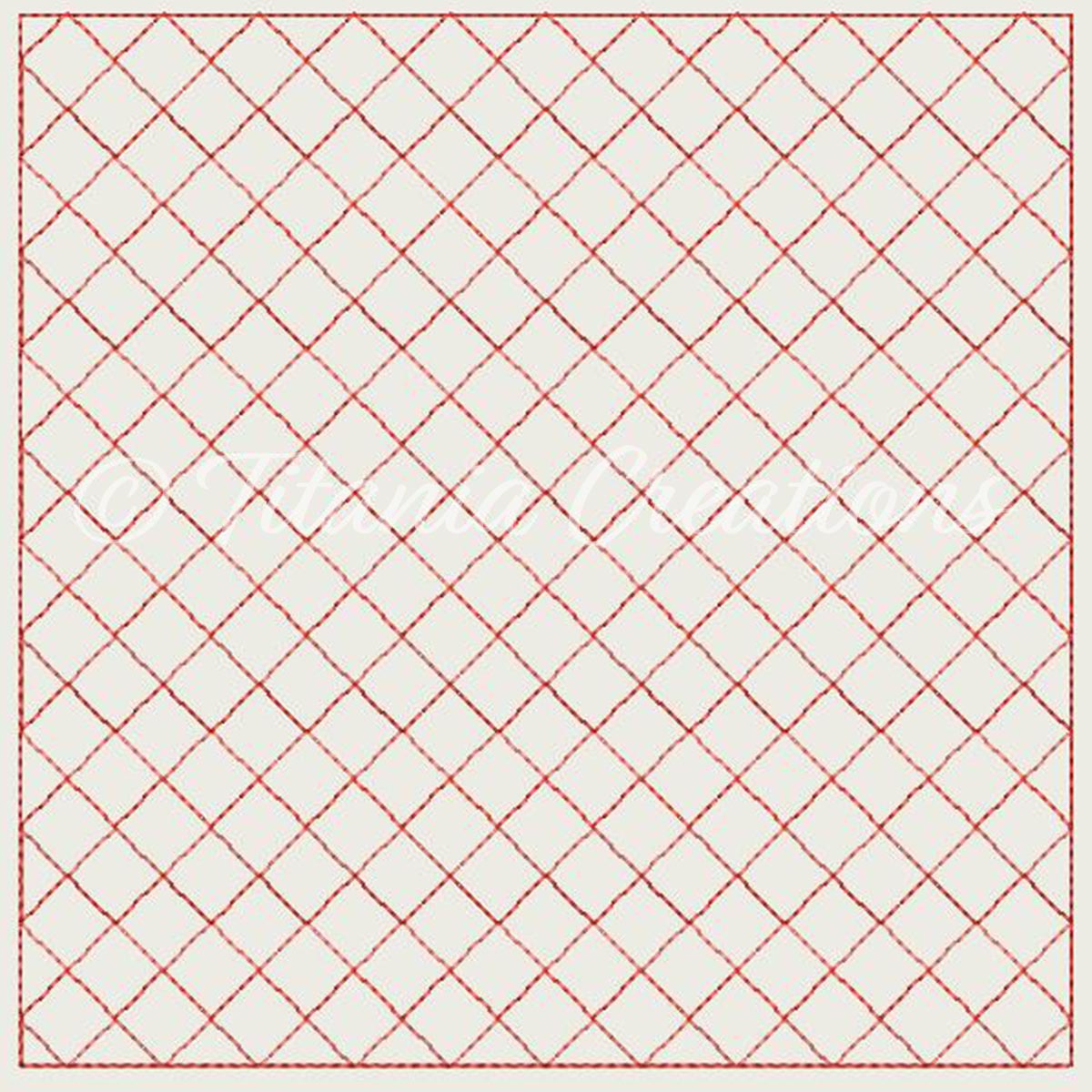 Diamond Quilt Blocks 9 Sizes Included