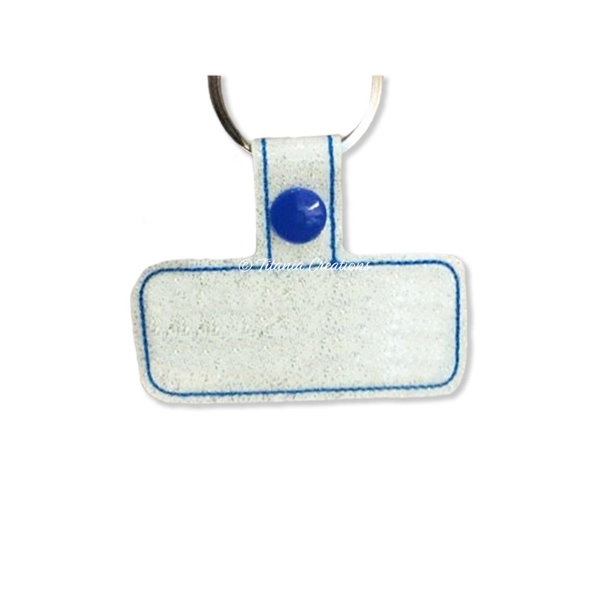 Blank Oblong Key Fob 4x4