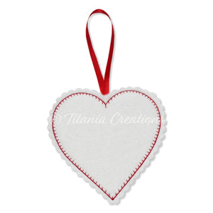 ITH Blanket Stitch Stuffed Heart 5x7