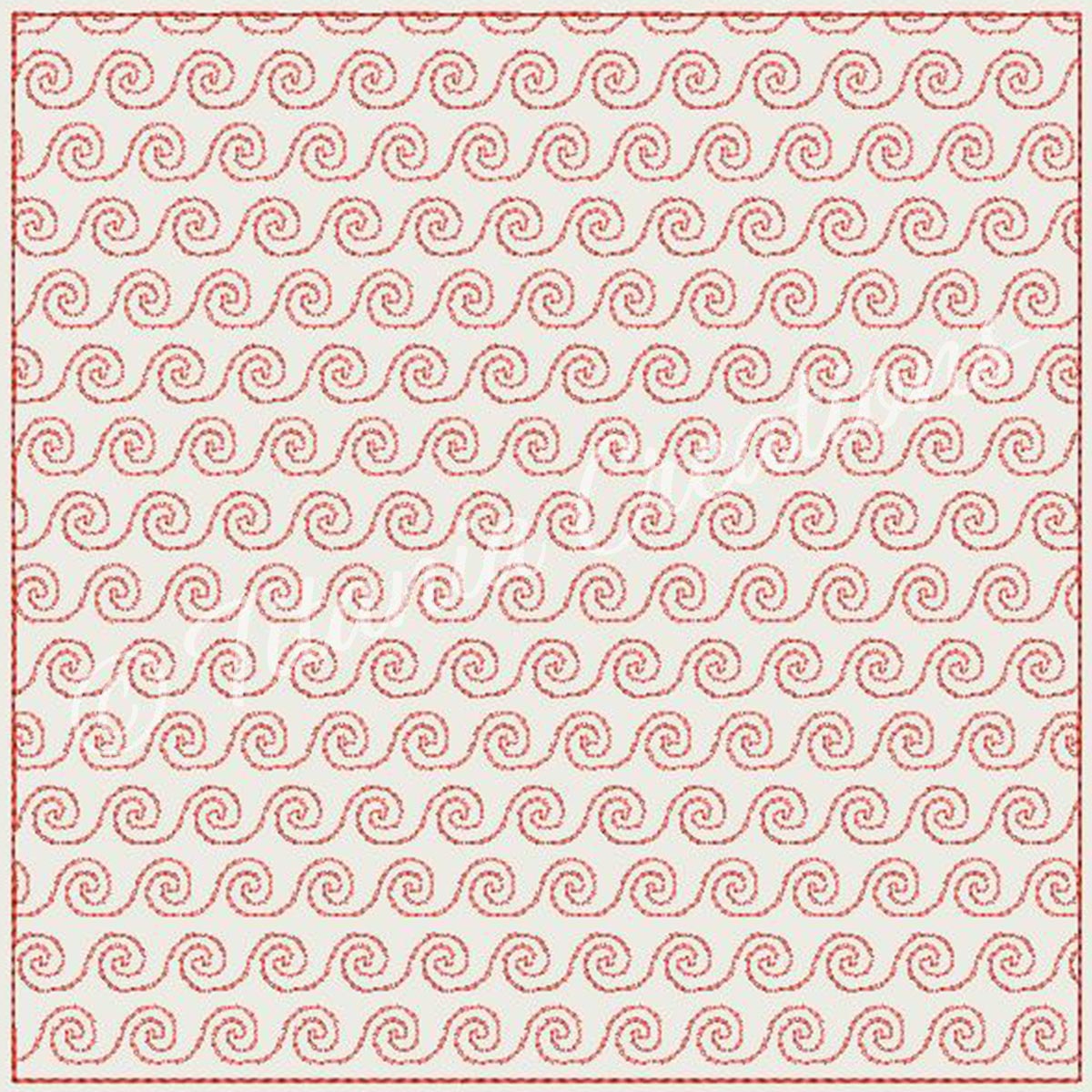 Swirl Quilt Blocks 9 Sizes Included