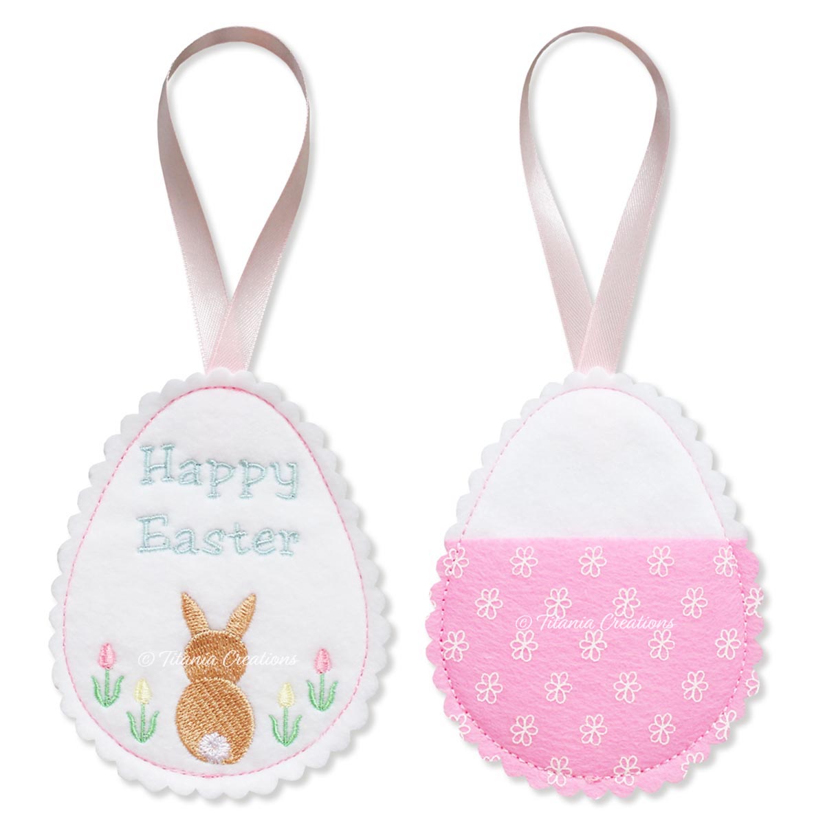 ITH Bunny Easter Egg Treat Holder 4x4 5x7