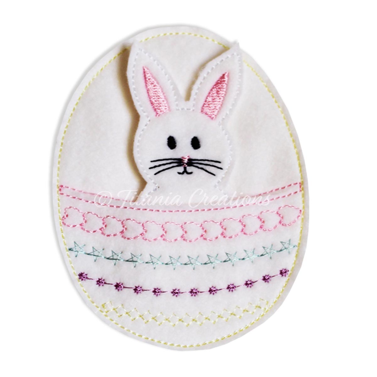 ITH Easter Egg Bunny Treat Bag 4x4